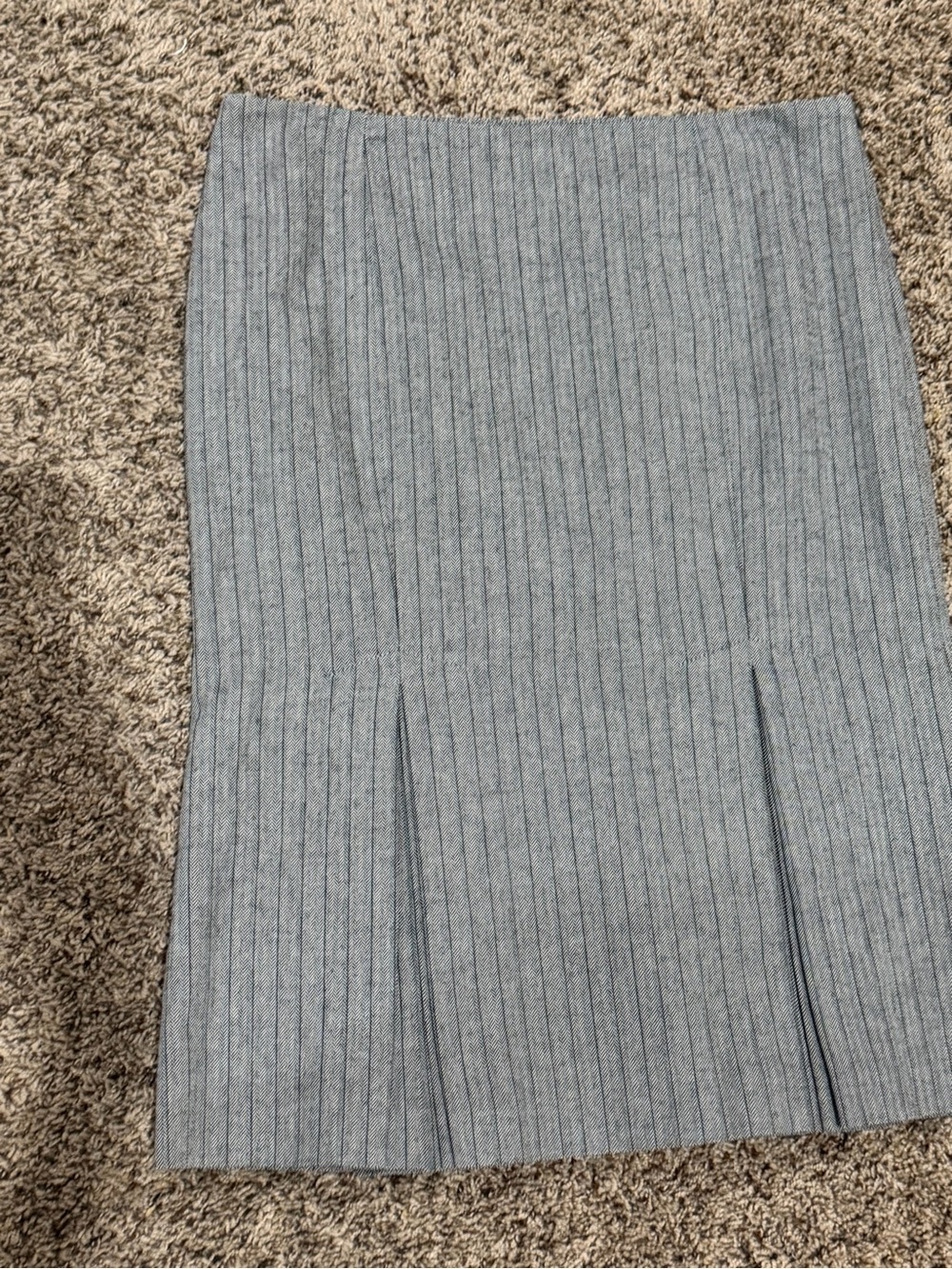 To the Max Gray Pencil Skirt